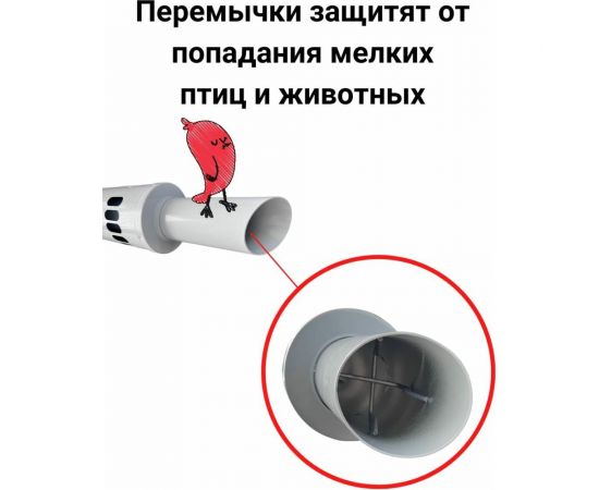 Коаксиальный комплект Прок 60/100 мм для Baxi ПР068478 – изображение 6