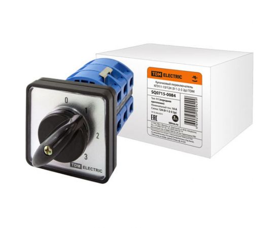 Переключатель КПУ11-10/124 TDM 0-1-2-3, 2р SQ0715-0084 