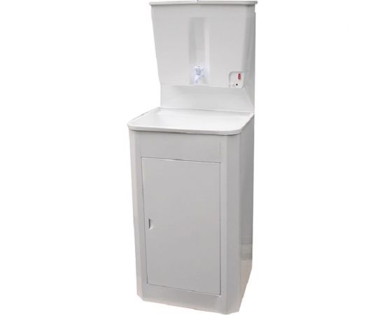 Дачный умывальник Лидер мойка пластик, нагреватель воды, бак 22 л, белый 