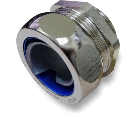 Муфта для гофрированных труб WEYER DPJ1-20-M25x1.5 - коннектор прямой, нар. M25x1.5 WE7900600 