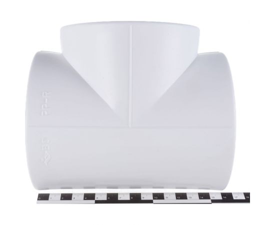 Прямой тройник Blue Ocean полипропиленовый - 90 PPRF/ET(W)-90 – изображение 2