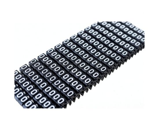 Наборный маркер TDM символ 0, черный ,1,5 мм2, 150 штук SQ0534-0001 – изображение 2