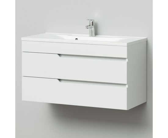 Подвесная тумба с раковиной ИТАНА Александра 100 990х444х551 11455 – изображение 2