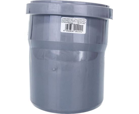 Отвод однораструбный (15°) HTB 110 Ostendorf 115100 – изображение 2