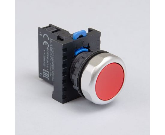 Кнопка управления CHINT NP8-01BN/4 без подсветки красная 1НЗ IP65 (R) 667231 – изображение 2