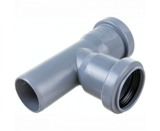 Тройник двухраструбный (87°) HTEA 40/40 Ostendorf 111400 – изображение 2