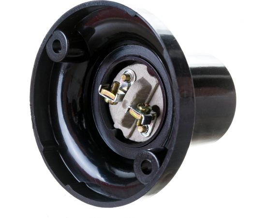 Потолочный патрон ЭРА Е27, бакелит, черный Б0044083 – изображение 3