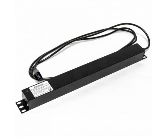 Блок розеток для 19"" шкафов Hyperline горизонтальный, 9 розеток Schuko, 397068 – изображение 3