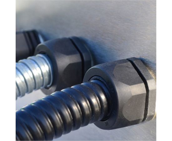 Муфта - коннектор прямой для гофрированных труб Weyer DPJK-12-M20 нар. M20x1.5, WE6200300 – изображение 3