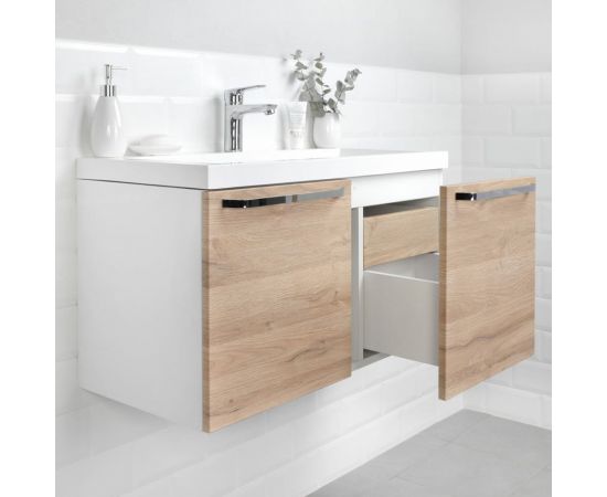 Тумба с раковиной ИТАНА Nature 80 4627189088085 – изображение 4