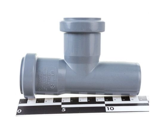 Тройник двухраструбный (87°) HTEA 40/40 Ostendorf 111400 – изображение 4