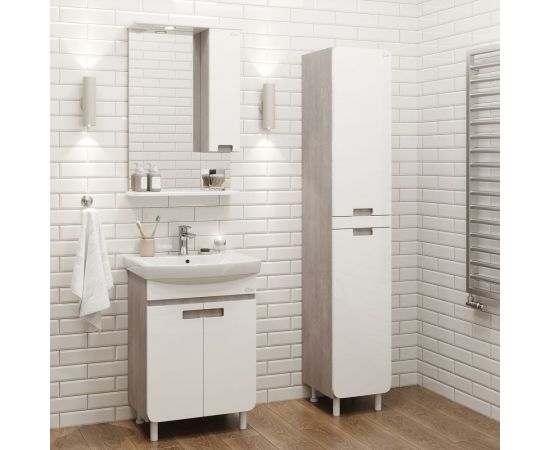 Тумба с раковиной Onika ХАРПЕР 55.10 белый глянцевый 105557 – изображение 5