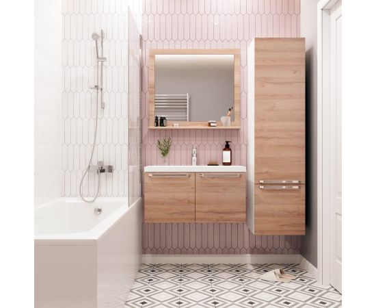 Тумба с раковиной ИТАНА Nature 80 4627189088085 – изображение 8