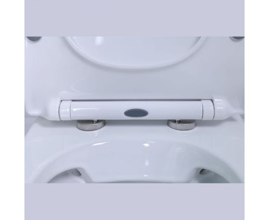 Унитаз-компакт Alcora Grace 3/6, безободковый, с сиденьем полипропилен, микролифт LT-2183A-R – изображение 9