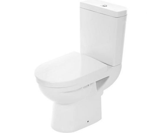 Унитаз-компакт SmartSant Сити арматура 2- режимная арматура, сиденье дюропласт, микролифт, VT1101W 
