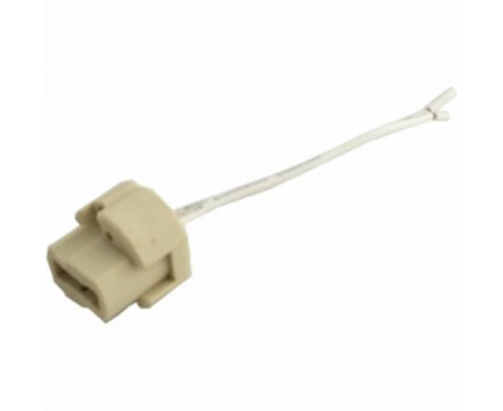 Керамический патрон REXANT цоколь G9 с проводом 15 см белый 11-8879 