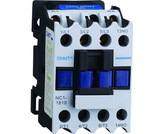 Контактор CHINT NC1-1810 18А 230В/АС3 1НО 50Гц (R) 221545 