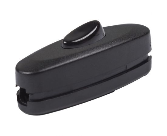 Выключатель кнопка на электропровод REXANT 250V 2А ON-OFF черный 36-3018 