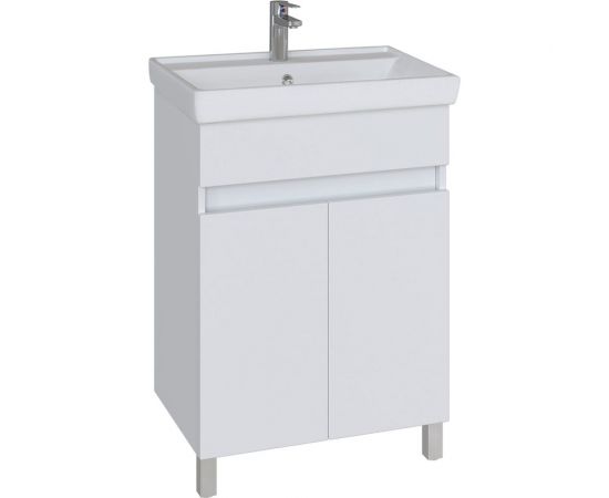 Комплект Sanstar напольная тумба Квадро 50 с раковиной Енисей 50 203.1-1.4.1.КЕНИ 