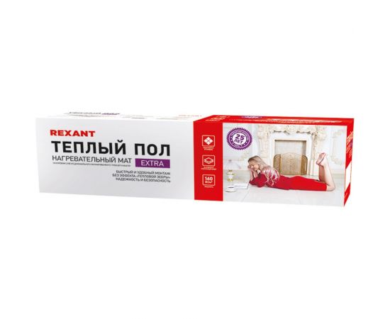 Нагревательный мат REXANT площадь 5,0 м2 (0,5 х 10,0 метров) 800 Вт 51-0510 – изображение 11