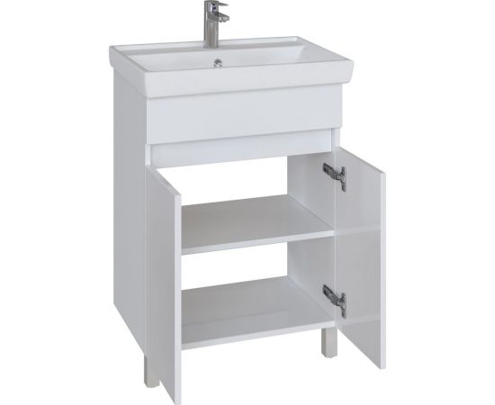 Комплект Sanstar напольная тумба Квадро 50 с раковиной Енисей 50 203.1-1.4.1.КЕНИ – изображение 2