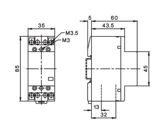 Модульный контактор Benedict R25-40 230 PN38950 – изображение 2
