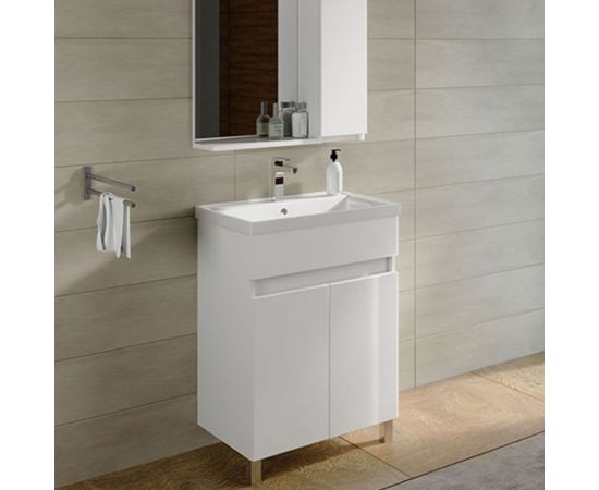 Комплект Sanstar напольная тумба Квадро 50 с раковиной Енисей 50 203.1-1.4.1.КЕНИ – изображение 3