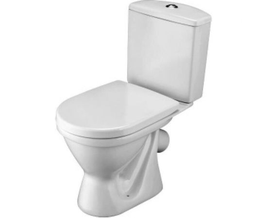 Унитаз-компакт Santek Алькор антивсплеск, косой выпуск, 2 режима, сиденье DP 1WH302140 441395 – изображение 3