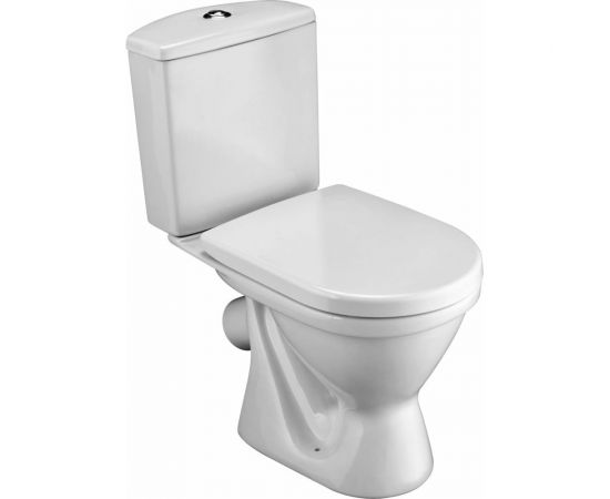 Унитаз-компакт Santek Алькор антивсплеск, косой выпуск, 2 режима, сиденье DP 1WH302140 441395 – изображение 4