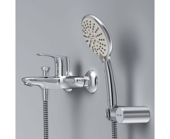 Смеситель для ванны и душа с душевым набором AM.PM Joy хром F85E15000 – изображение 4