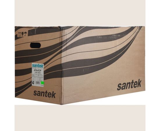 Унитаз-компакт Santek Алькор антивсплеск, косой выпуск, 2 режима, сиденье DP 1WH302140 441395 – изображение 9