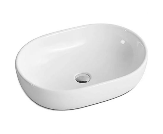 Накладной умывальник чаша Ceramica Nova Element овальная, 480х350х140 мм CN6019 