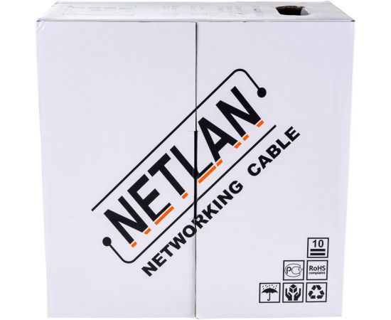 Кабель NETLAN U/UTP 2 пары, категория 5, внешний, PE до -40C, черный, 305м EC-UU002-5-PE-BK 
