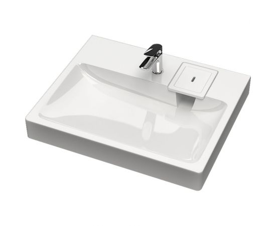 Раковина над стиральной машиной GLANZ Rossi с кронштейнами 4603789676624 