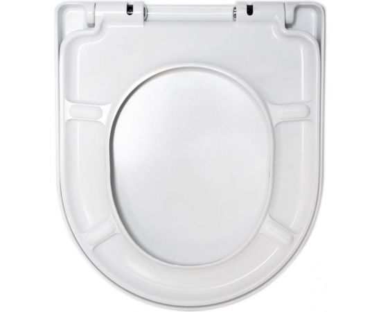 Сиденье дюропласт BERGES Geo SO крепление микролифт, быстросъемное, металл 015103 