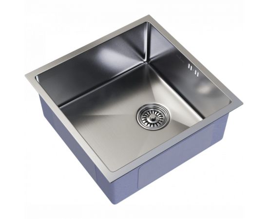 Подстольная мойка MIXLINE PRO 45x45, 3 мм, выпуск 3 1/2, 20 см, с сифоном, сатин 547225 