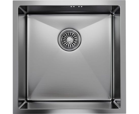 Подстольная мойка MIXLINE PRO 45x45, 3 мм, выпуск 3 1/2, 20 см, с сифоном, сатин 547225 – изображение 2