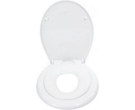 Сиденье для унитаза SANTRADE пластиковое 2 в 1 детское и взрослое белое ST SM-BP125 8948 – изображение 2