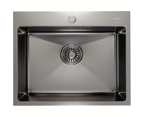 Настольная мойка MIXLINE PRO 53x43, 3 мм, выпуск 3 1/2, 22 см, с сифоном, сатин 547233 – изображение 2