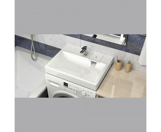 Раковина над стиральной машиной GLANZ Rossi с кронштейнами 4603789676624 – изображение 2