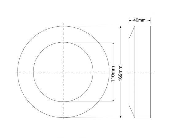 Отражатель McAlpine пластиковый, ф110 MRF110 – изображение 2