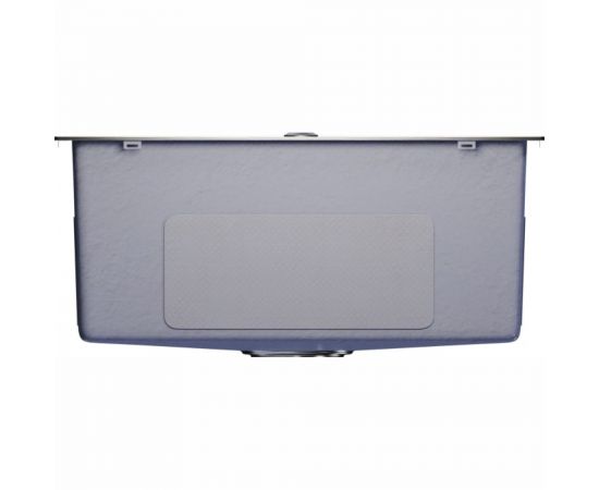 Настольная мойка MIXLINE PRO 53x43, 3 мм, выпуск 3 1/2, 22 см, с сифоном, сатин 547233 – изображение 3