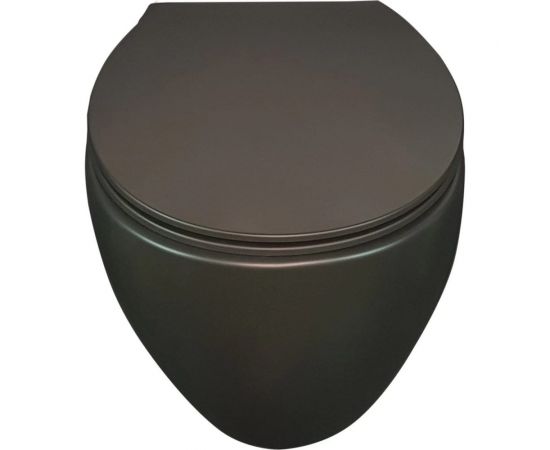 Подвесной унитаз CREO AVIGNON черный матовый COMBO-AV1100MB/AV1001TMB – изображение 3