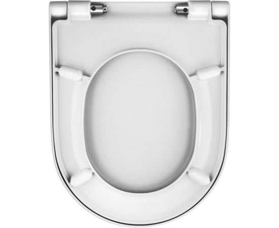 Сиденье дюропласт BERGES Geo SO крепление микролифт, быстросъемное, металл 015103 – изображение 3