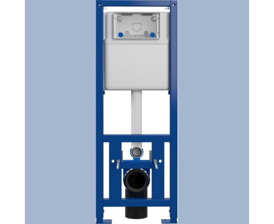 Комплект Cersanit унитаз CITY CO DPL EO slim инсталляци LINK PRO, кнопка ESTETICA пластик белый, с рамкой хром 64277 – изображение 3