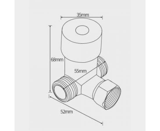 Дивертор для сенсорного смесителя Savol AAA – изображение 4