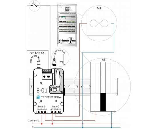 Gsm контроллер на din рейку Телеметрика 00-00000215 – изображение 5