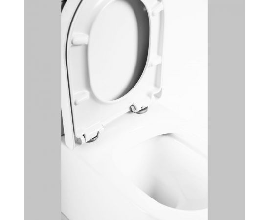 Сиденье дюропласт BelBagno MARINO soft close, металлическое крепление BB105SC – изображение 6