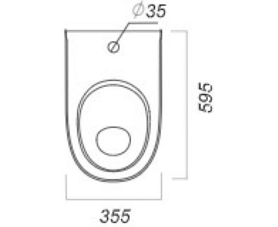 Универсальное напольное биде SANITA для коллекций ART, BEST, FEST, NEXT 00000055863 – изображение 6