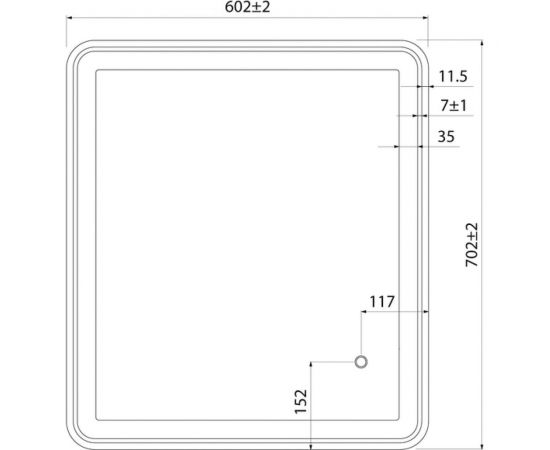 Зеркало IDDIS Cloud 60 см CLO6000i98 – изображение 6
